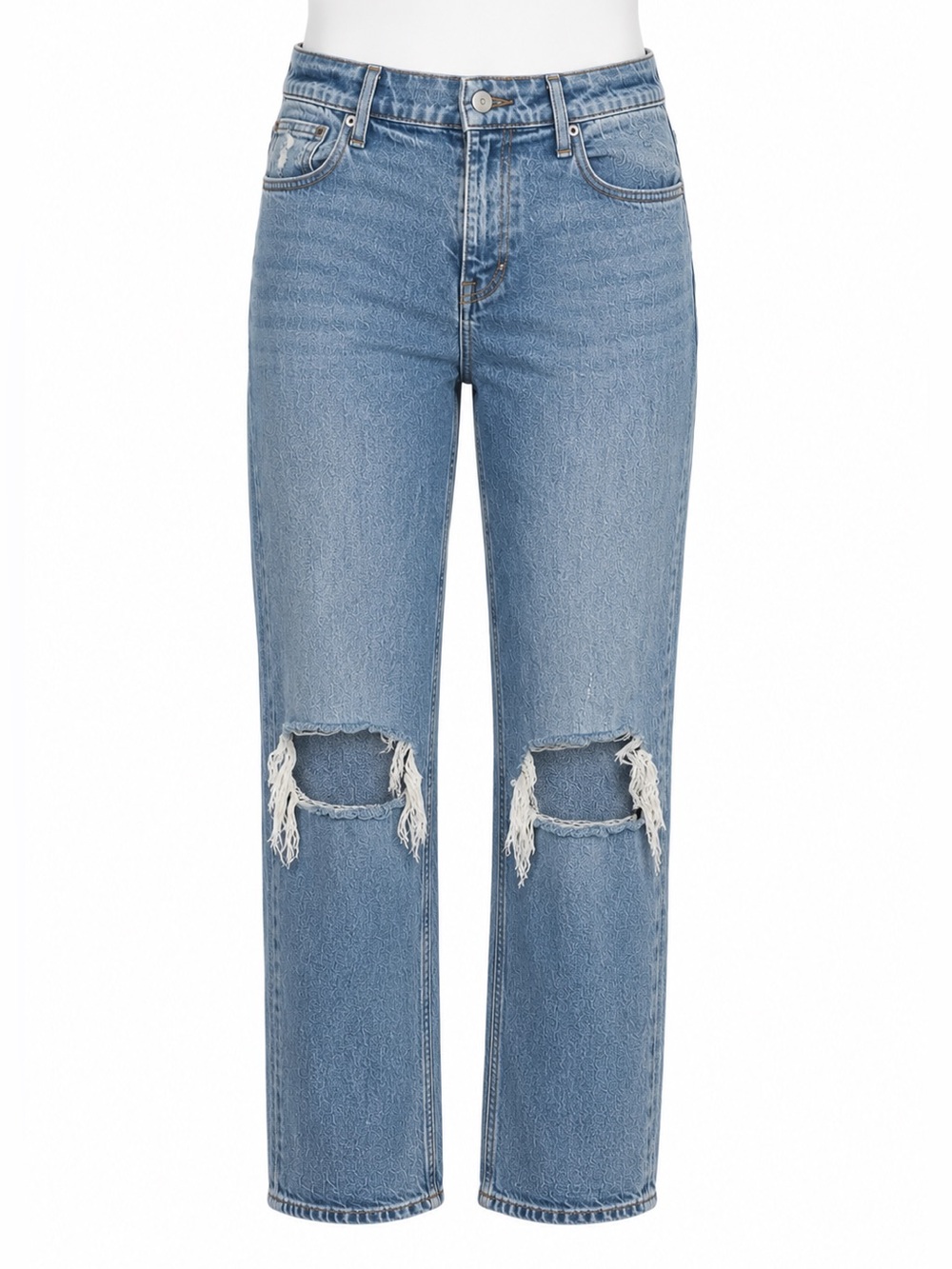 Size 29 Abercrombie & Fitch Womens ’90s Straight Ultra High Rise Distressed Jean